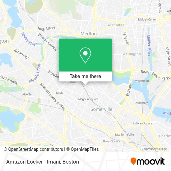 Amazon Locker - Imani map