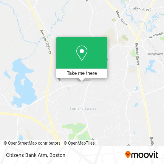 Citizens Bank Atm map