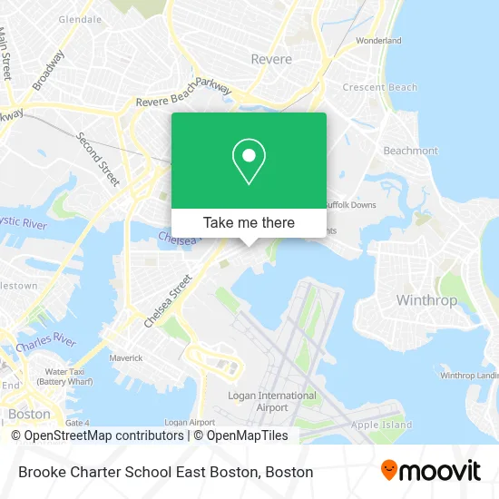Brooke Charter School East Boston map