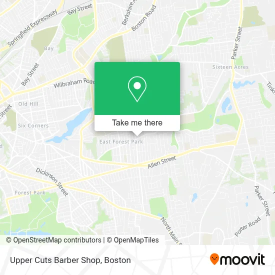Upper Cuts Barber Shop map