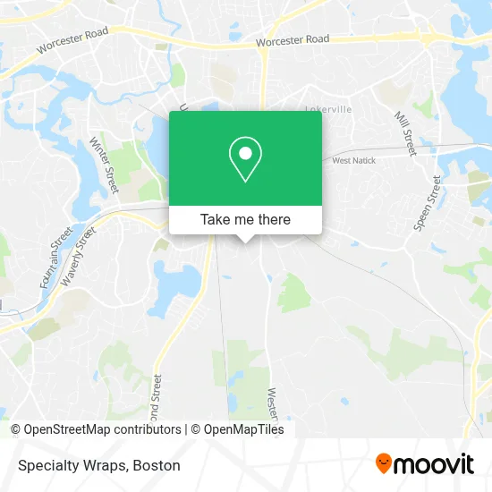 Specialty Wraps map