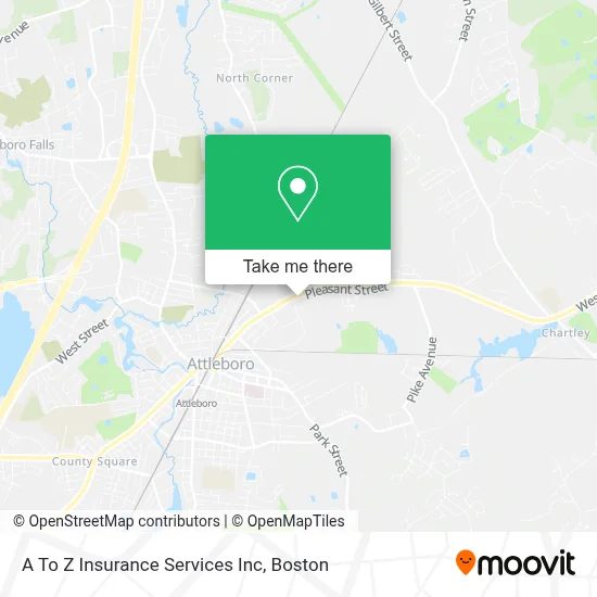 A To Z Insurance Services Inc map