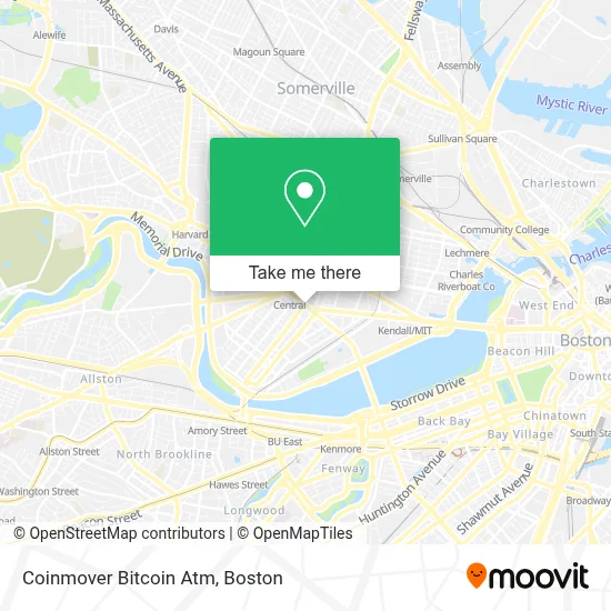 Coinmover Bitcoin Atm map