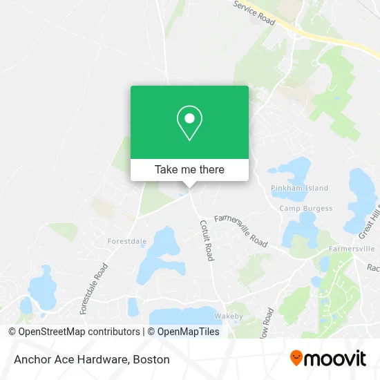 Anchor Ace Hardware map