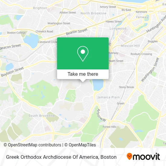 Greek Orthodox Archdiocese Of America map