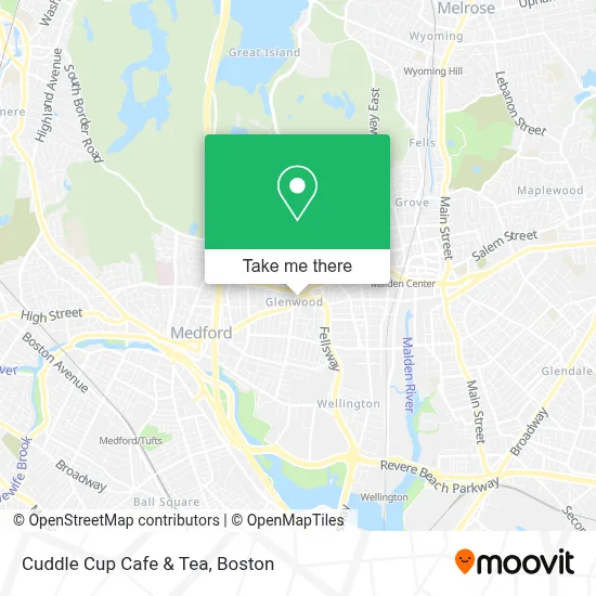 Cuddle Cup Cafe & Tea map
