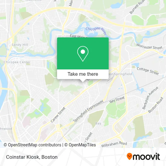 Coinstar Kiosk map