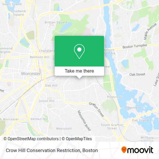 Crow Hill Conservation Restriction map