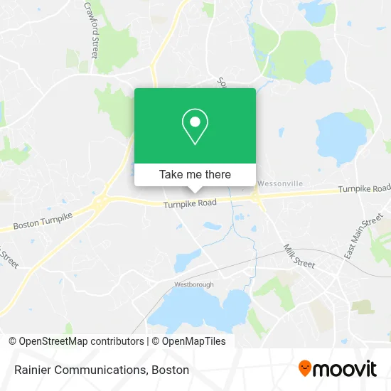 Rainier Communications map