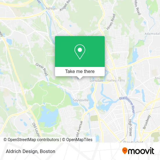 Aldrich Design map