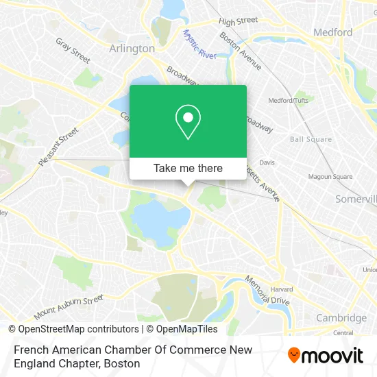 French American Chamber Of Commerce New England Chapter map