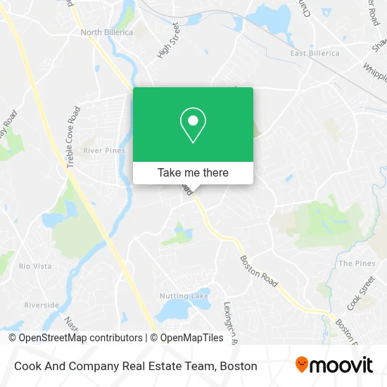 Cook And Company Real Estate Team map