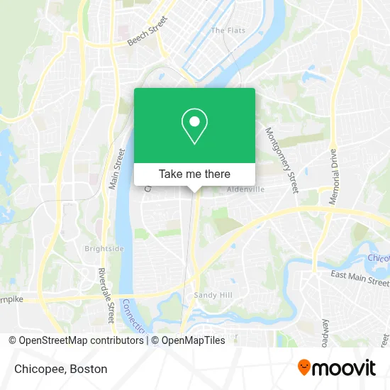 Chicopee map