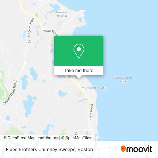 Flues Brothers Chimney Sweeps map