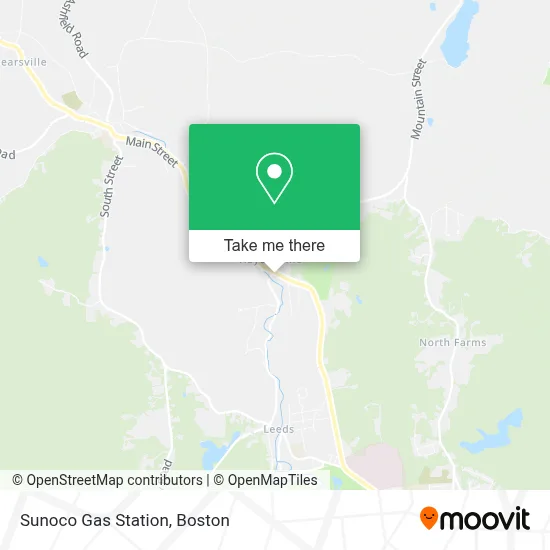 Sunoco Gas Station map
