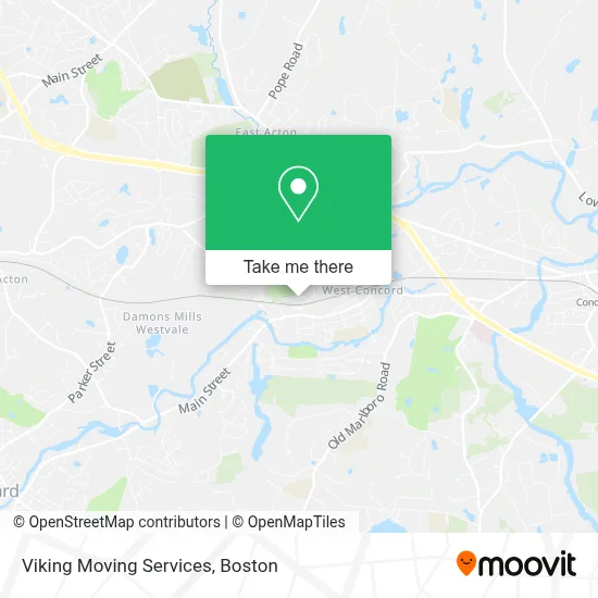 Viking Moving Services map