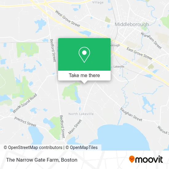 The Narrow Gate Farm map