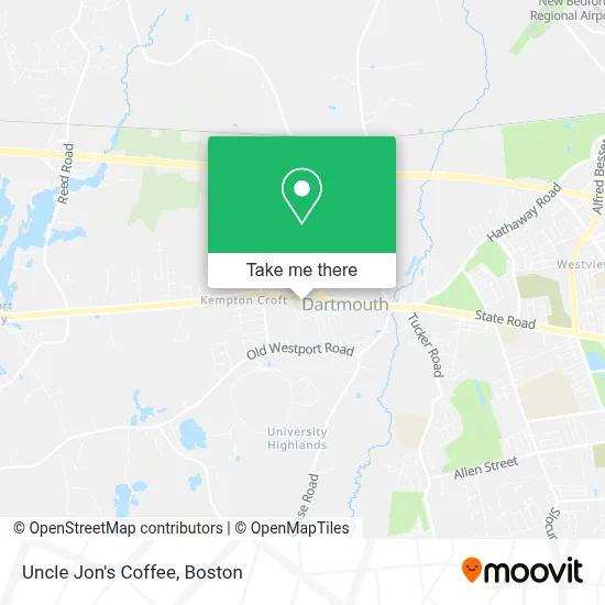 Uncle Jon's Coffee map