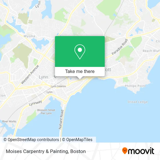 Moises Carpentry & Painting map
