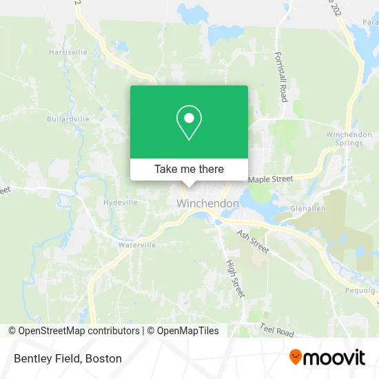 Bentley Field map