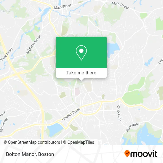 Bolton Manor map