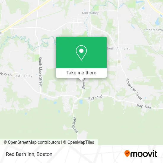 Red Barn Inn map