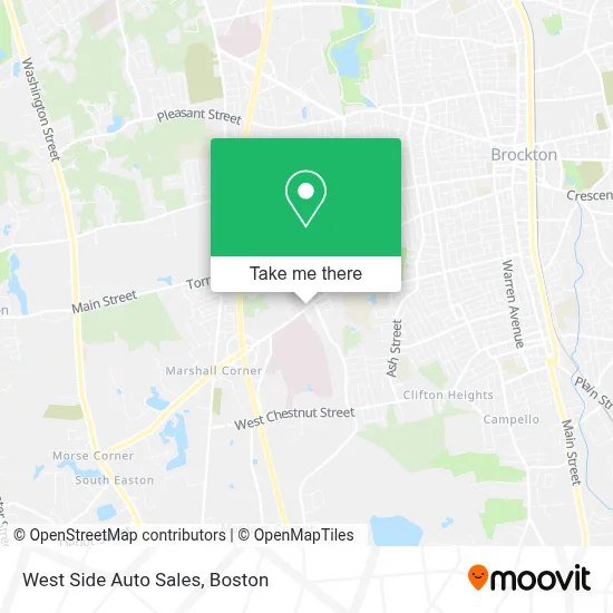West Side Auto Sales map