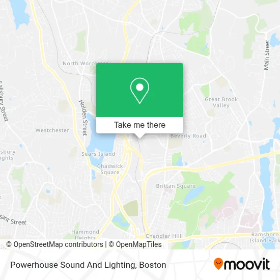 Powerhouse Sound And Lighting map