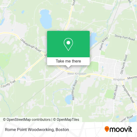 Rome Point Woodworking map