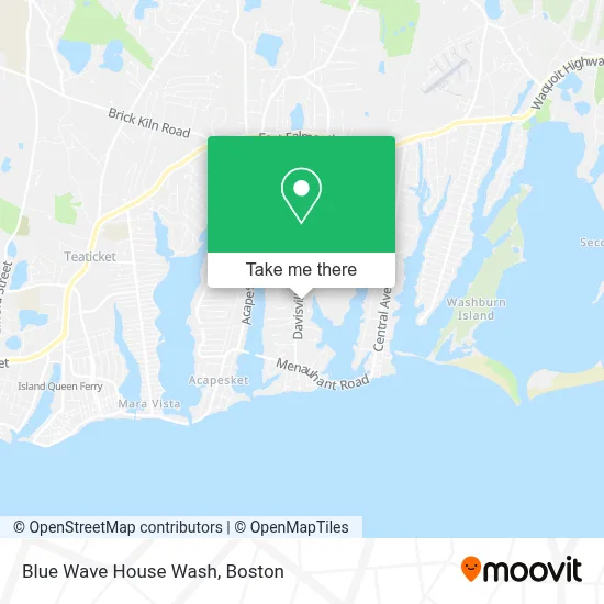 Blue Wave House Wash map