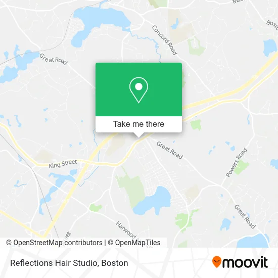 Reflections Hair Studio map