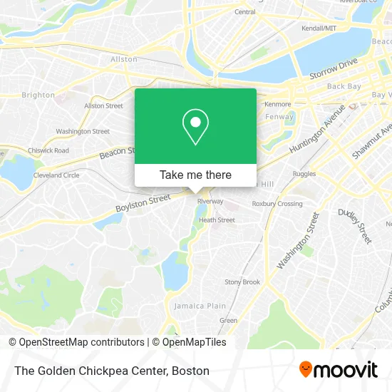 The Golden Chickpea Center map