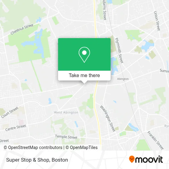 Super Stop & Shop map