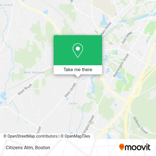 Citizens Atm map