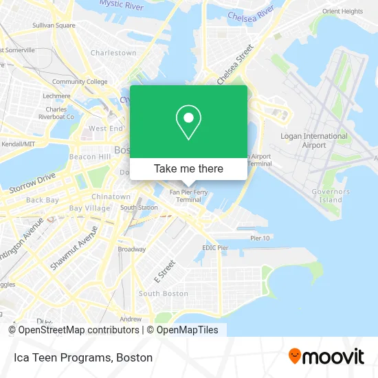 Ica Teen Programs map