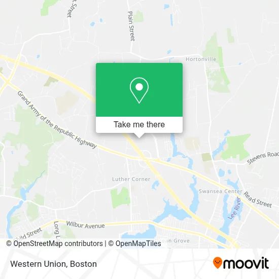 Western Union map