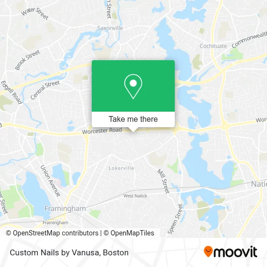 Custom Nails by Vanusa map