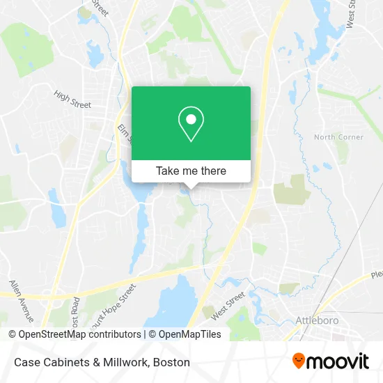 Case Cabinets & Millwork map