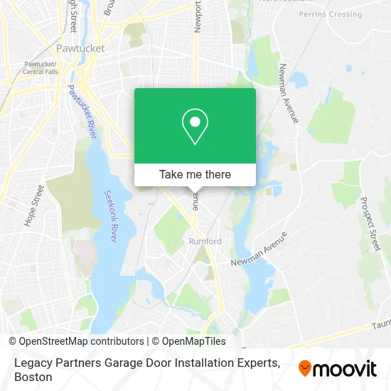Legacy Partners Garage Door Installation Experts map