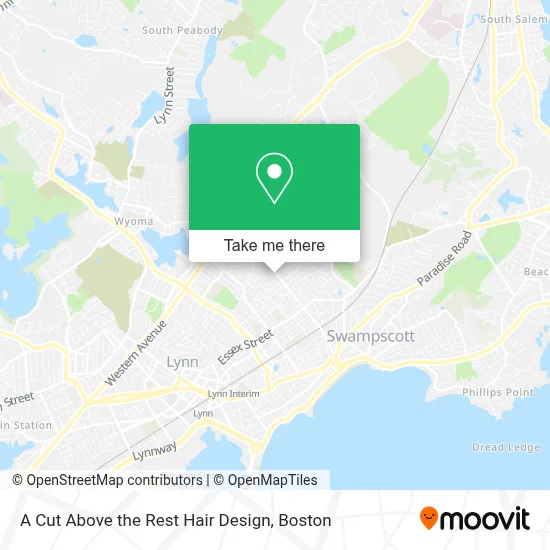 A Cut Above the Rest Hair Design map
