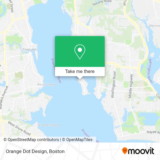 Orange Dot Design map