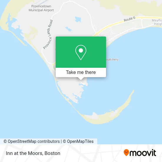 Inn at the Moors map