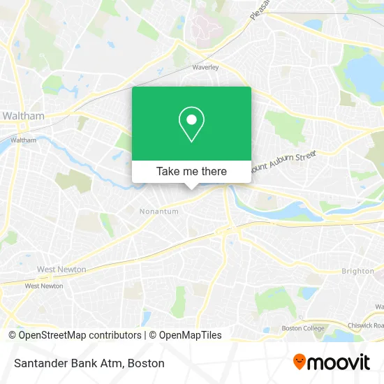 Santander Bank Atm map