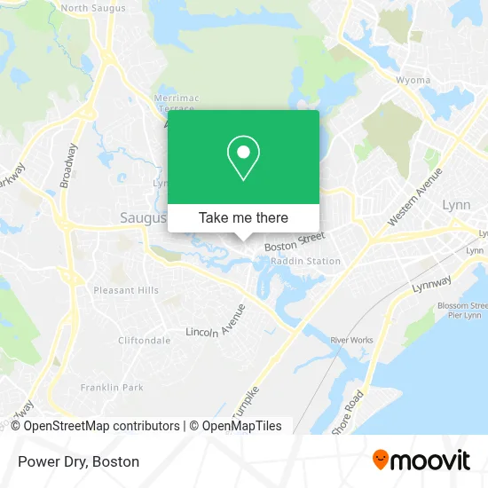 Power Dry map