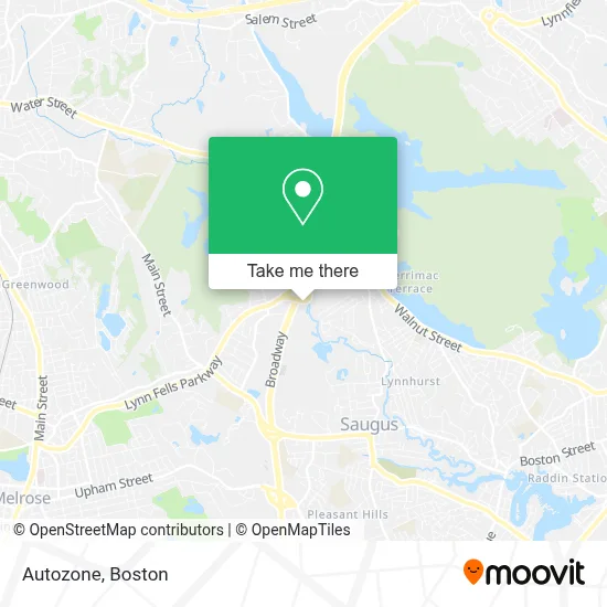Autozone map