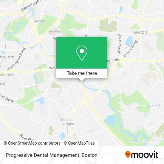 Progressive Dental Management map