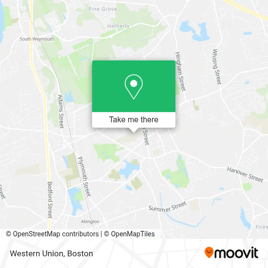 Western Union map