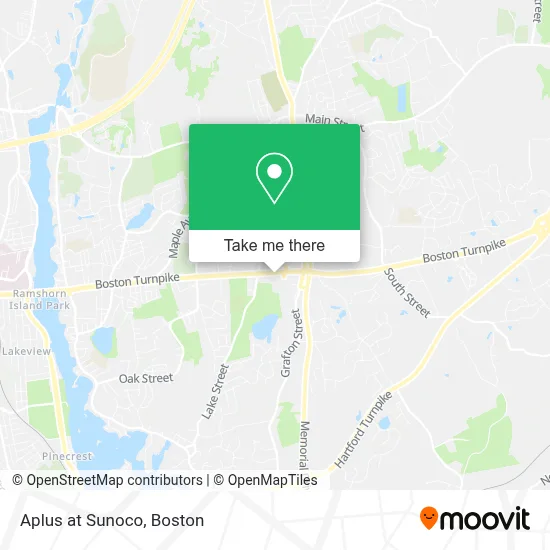 Aplus at Sunoco map