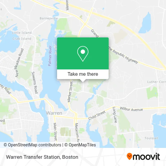 Warren Transfer Station map