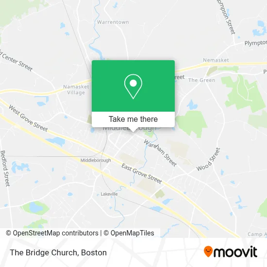 The Bridge Church map